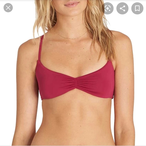 'Sol Searcher' Cross Back Bikini Top - Picture 2 of 7